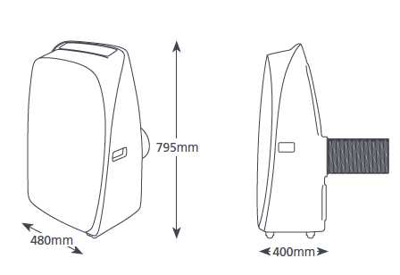 Mobiele Airco Aspen 190 - 3550 Watt