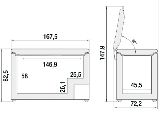 Congélateur coffre CFd 2505