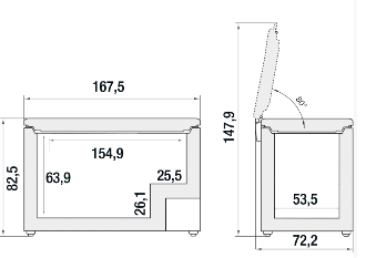 Congélateur coffre Liebherr CFe 2500