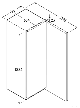 Réfrigérateur Liebherr FRFvg 4001 blanc