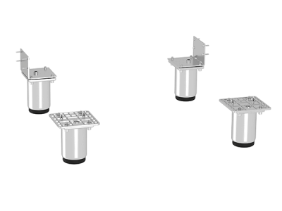 Kit poten in inox voor kast MRFvd 3511