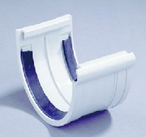 Verbindingsstuk half ronde PVC goten G120 mm
