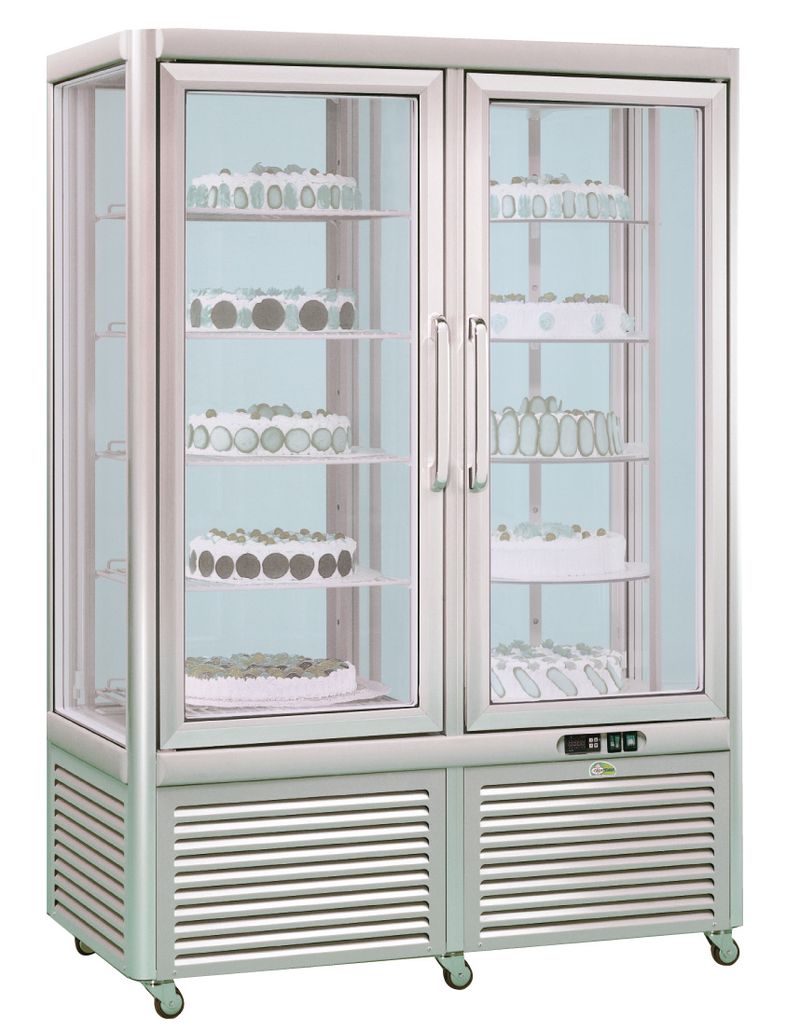 Armoire réfrigérée 4 faces vitrées PRISMA 800TNV-TBS