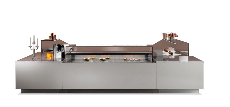 Koeltoonbank LUCIA LRS1350 met neutrale reserve