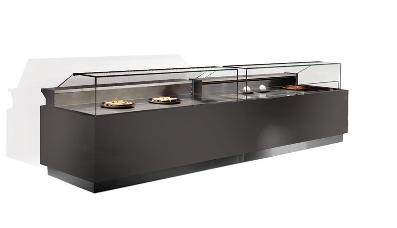 Koeltoonbank LUCIA LRS1350 met neutrale reserve