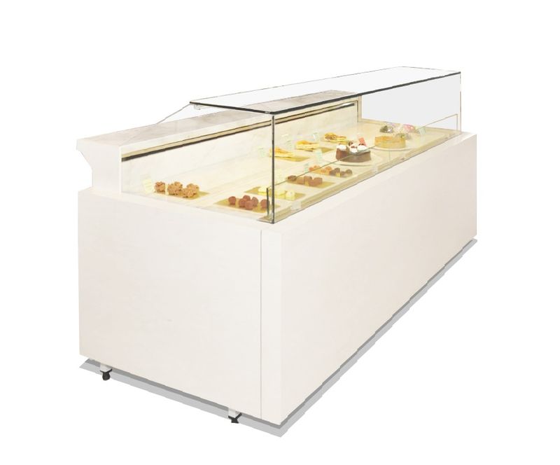 Koeltoonbank chocolade LUCIA LRSCH1350