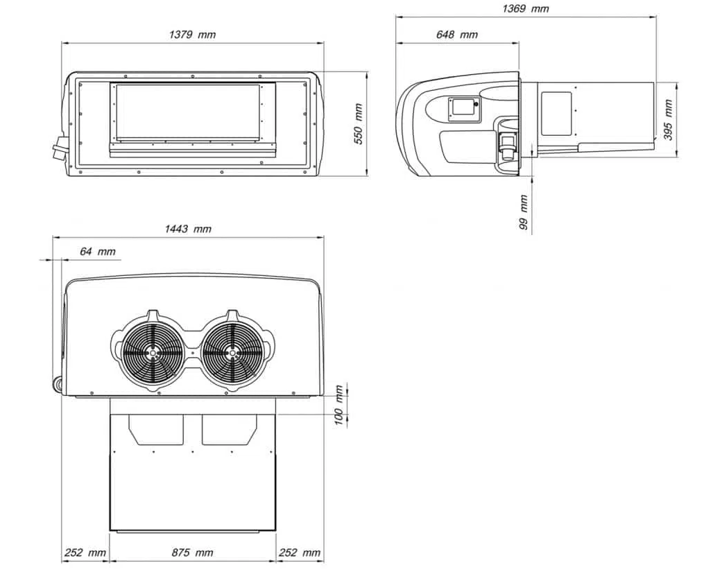 Monobloc wandmontage ARKTIK 2000T -20°C