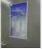 Inbouwvenster - met glas 2x4 mm - transparant - getemperd - Alu wit 400 x 700 x 40 mm