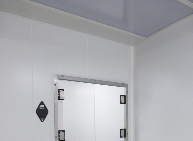 Porte va et vient double Crystal Clear CCD07 INOX C - 1800x2400mm