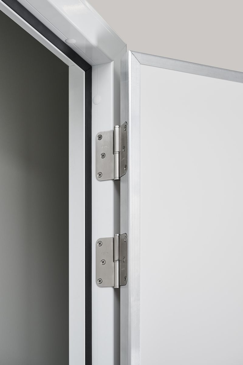 Porte de service simple battant SMART RAL9010 GAUCHE - 0700x2100mm