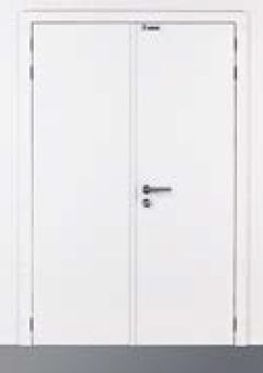 Porte de service double battant SMART RAL9010 - 2000x2100mm