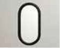 Oculus ovale verre + caoutchouc