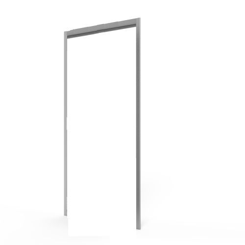 Contre cadre en inox pan 60 - porte d'etable 0750 x 2000 mm