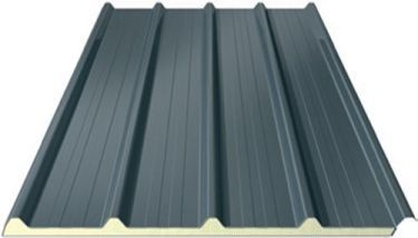 Panneaux de toiture NCN 4 ISO 100 mm longueur 4600 mm-RAL7016