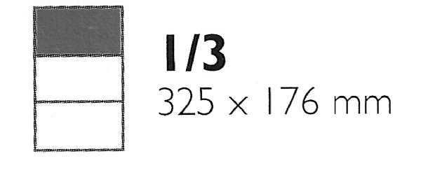 Gastrobak 325x176x20mm GN 1/3