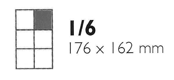 Bac gastro inox 176x162x65mm GN 1/6