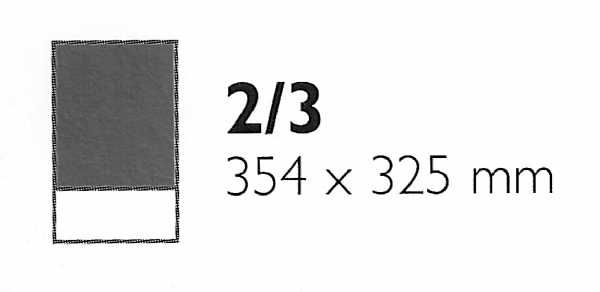 Gastrobak 354x325x20mm GN 2/3