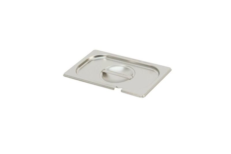 Deksel inox met uitsparing voor gastrobac GN 1/4