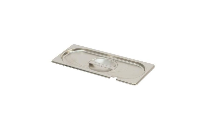 Deksel inox met uitsparing voor gastrobac GN 2/4