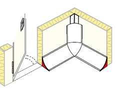 Angle arrondi petit modèle embouts