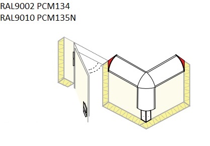 Angle arrondi grand modèle embouts