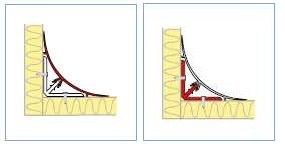 Hoekprofiel clipsysteem groot afgerond model