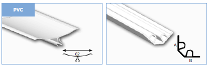 Hoekprofiel clipsysteem klein afgerond model