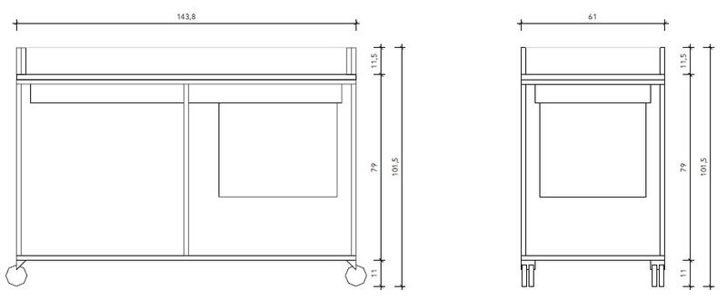 Huur coldplate 4 x GN 1/1 (LOCVCOL411)