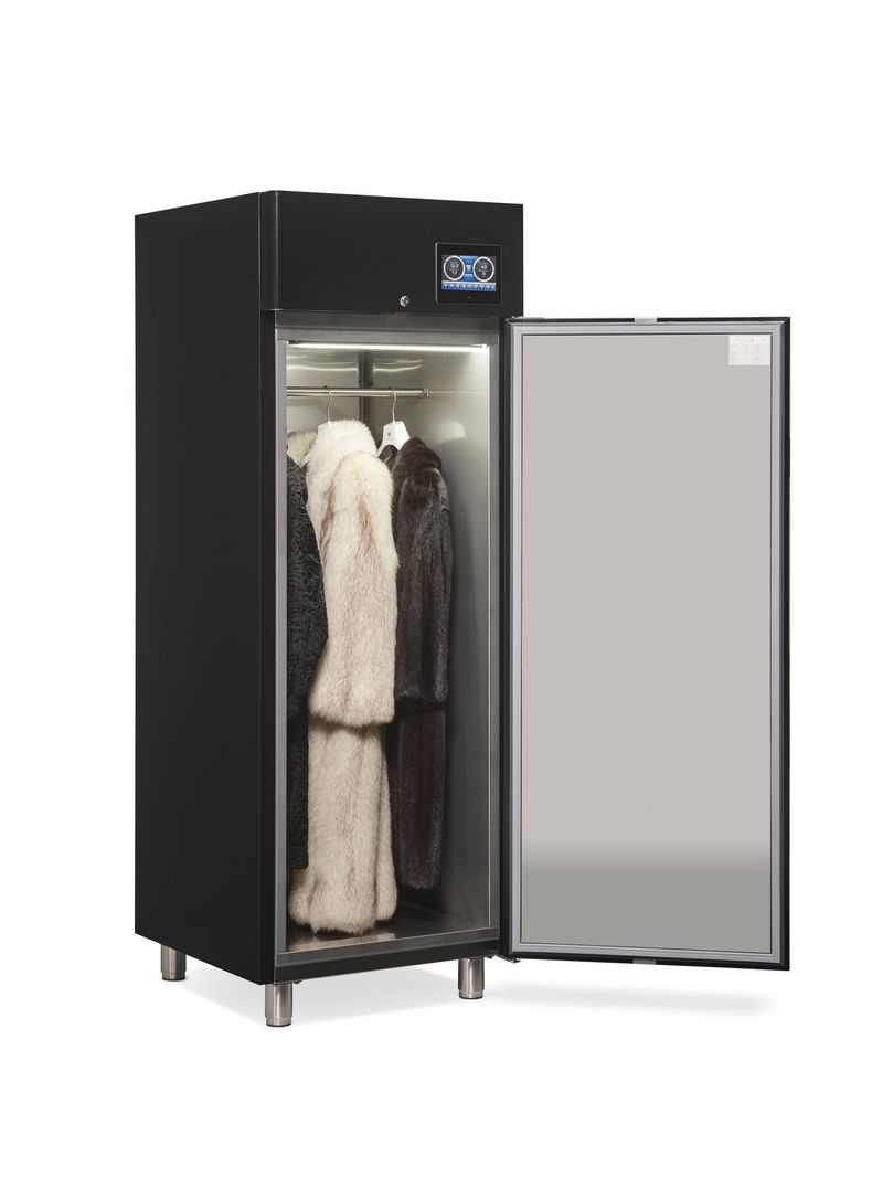 Armoire pour manteaux de fourrure Fur Closet 1 porte, noire (NCA1PB)