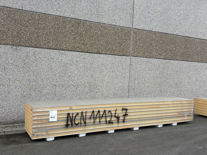 Sandwichpanelen 100 mm 6 lengtes 6000 mm (NCN111247)