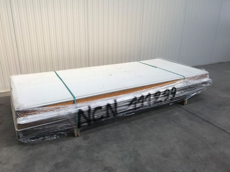 Isolatie dakpanelen DAK2/80 mm RAL 9002/9002 - 3 x 2600 mm (NCN111299)