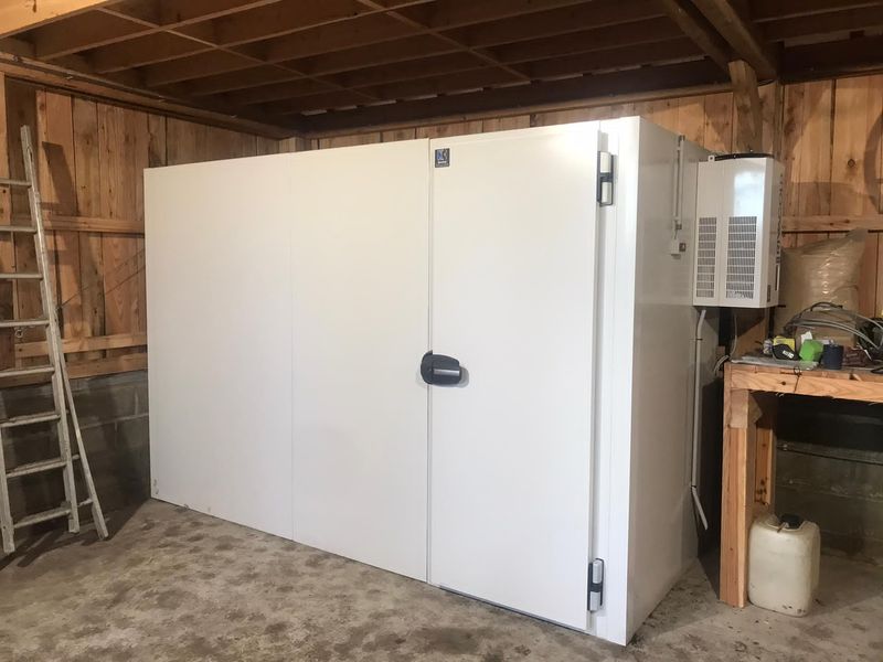 Koelcel met vloer Minibox 3000 x 1200 x 1940 (koelunit inclus (NCO14) TWEEDEHANDS