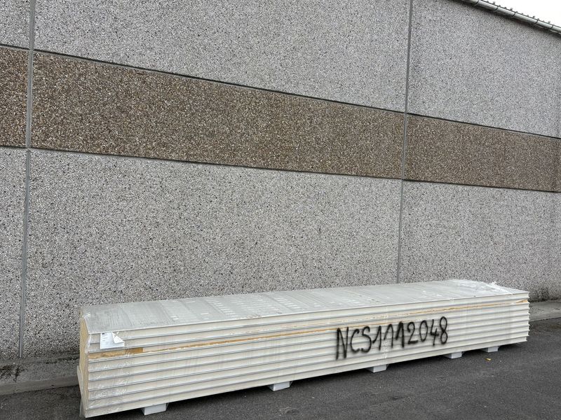 Sandwichpanelen 80 mm 9 lengtes 6000 mm (NCS1112048)