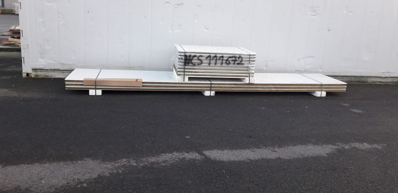 Sandwichpanelen Rotswol 60 mm 3 lengtes 5500 + 9 x 1500 mm (NCS111672)