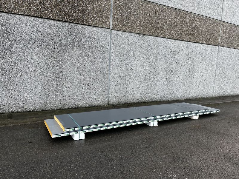Sandwichpanelen VB 80 mm 1 lengte 4980 + 1 x 4300 mm (NCS112040)