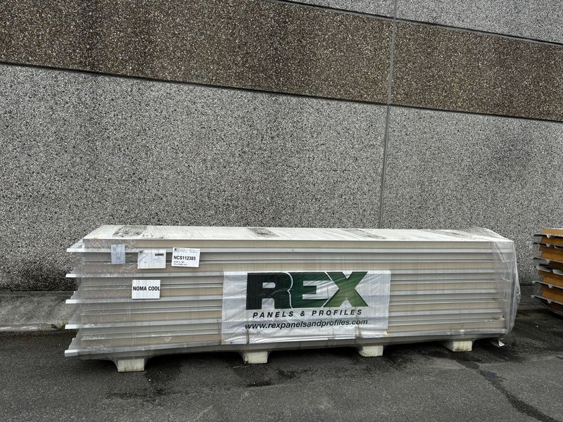 Isolatie dakpanelen DAK4/80  mm RAL 7954 - 13 lengtes 3946 mm (NCS112385)