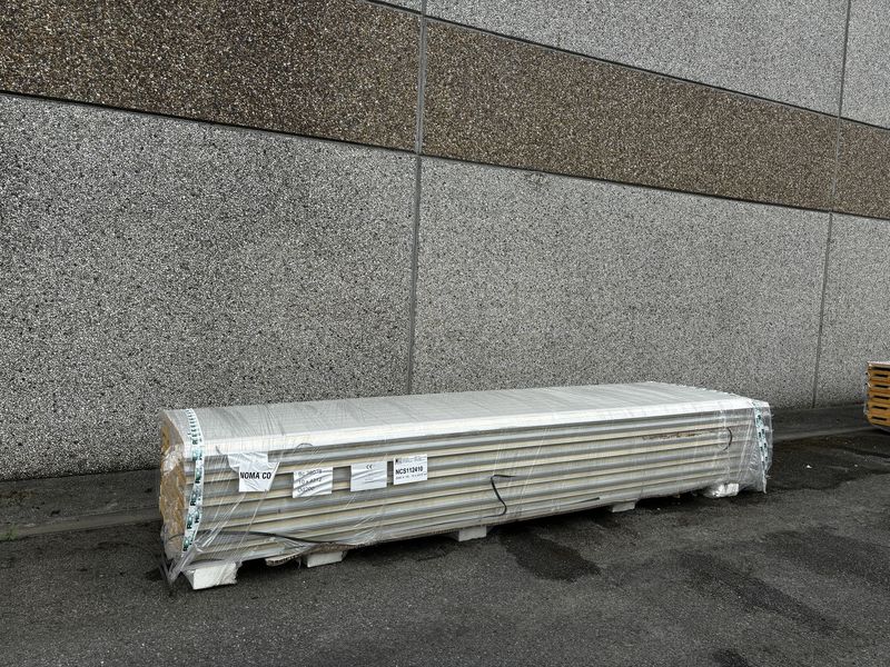 Isolatie dakpanelen DAK4 40 mm RAL 9002 - 10 lengtes 4312 mm (NCS112410)