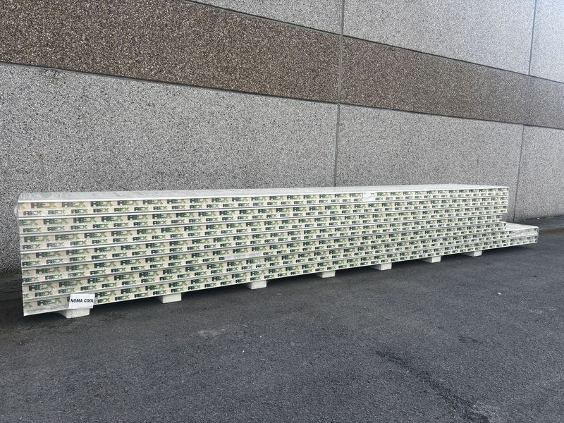Sandwichpanelen 150 mm 2 x 8000 + 5 x 6900 mm (NCS112540)