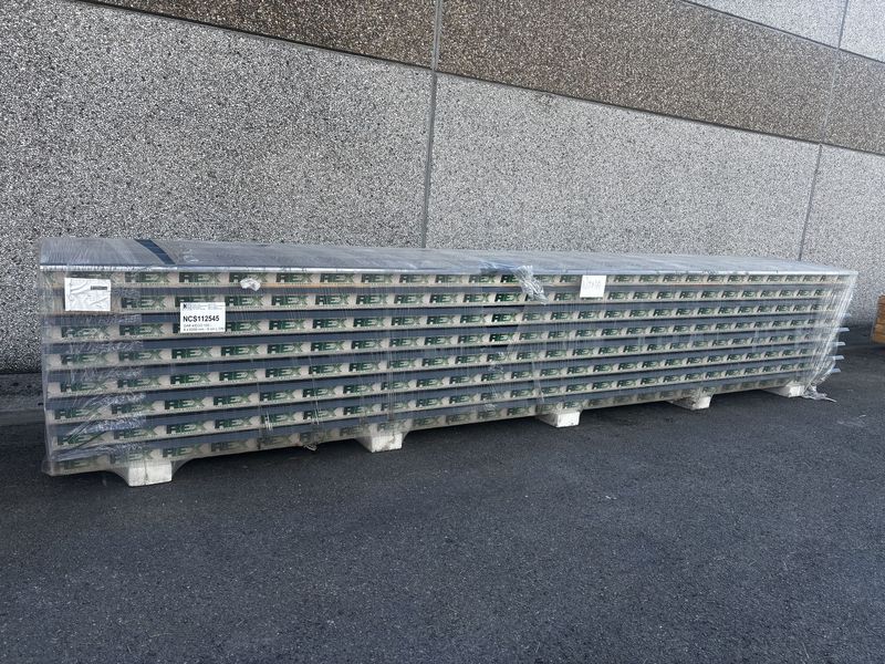 Isolatie dakpanelen DAK4 ECO 100 mm RAL 7016 - 8 lengtes 6200 mm (NCS112545)