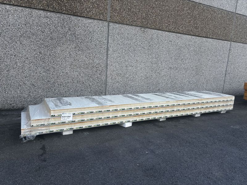 Sandwichpanelen 150 mm 2 x 5800 + 1 x 5500 mm (NCS112547)