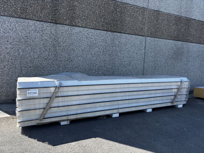 Panneaux de toiture NCN4 ECO 100 mm RAL 7016  - 8 longueurs 5400 mm (NCS112568)