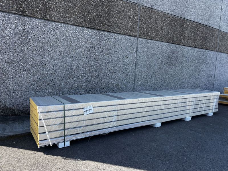 Sandwichpanelen 120 mm 6 lengtes 6000 mm  (NCS112572)