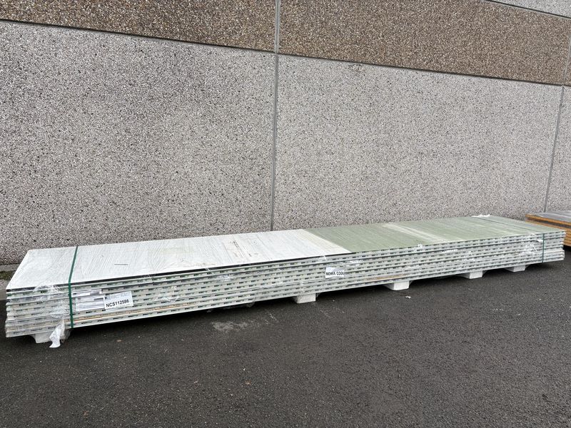 Panneaux isolants 40 mm 9 longueurs 6000 mm (NCS112586)