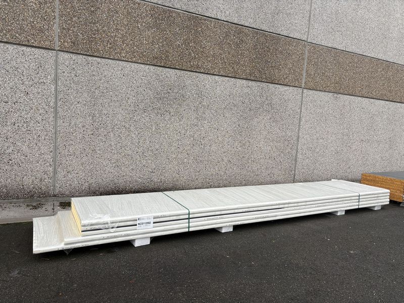 Panneaux isolants 60 mm 5 longueurs 6000 mm (NCS112592)