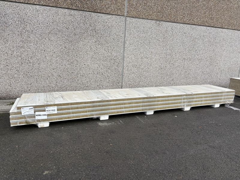 Sandwichpanelen Rotswol 100 mm 3 x 6000 + 1 x 5880 mm  (NCS112628)