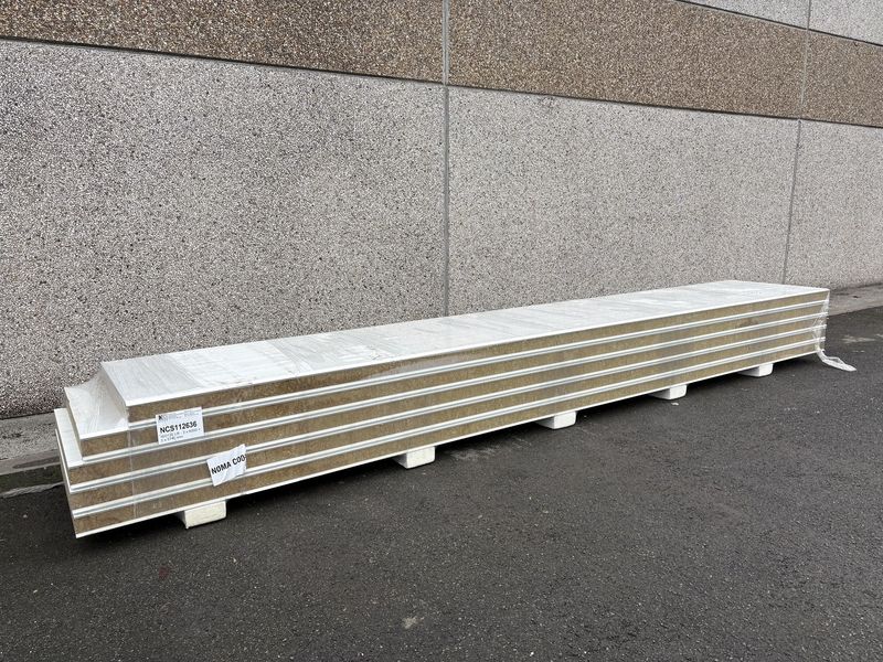 Panneaux isolant Laine de roche 120 mm 3 x 6200 + 2 x 6000 mm (NCS112636)