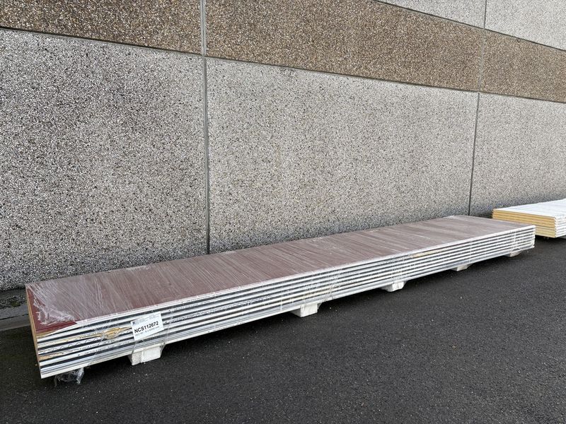 Sandwichpanelen 40 mm 8 lengtes 6000 mm (NCS112672)