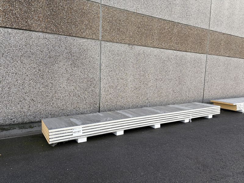 Sandwichpanelen 60 mm 5 lengtes 6000 mm (NCS112677)