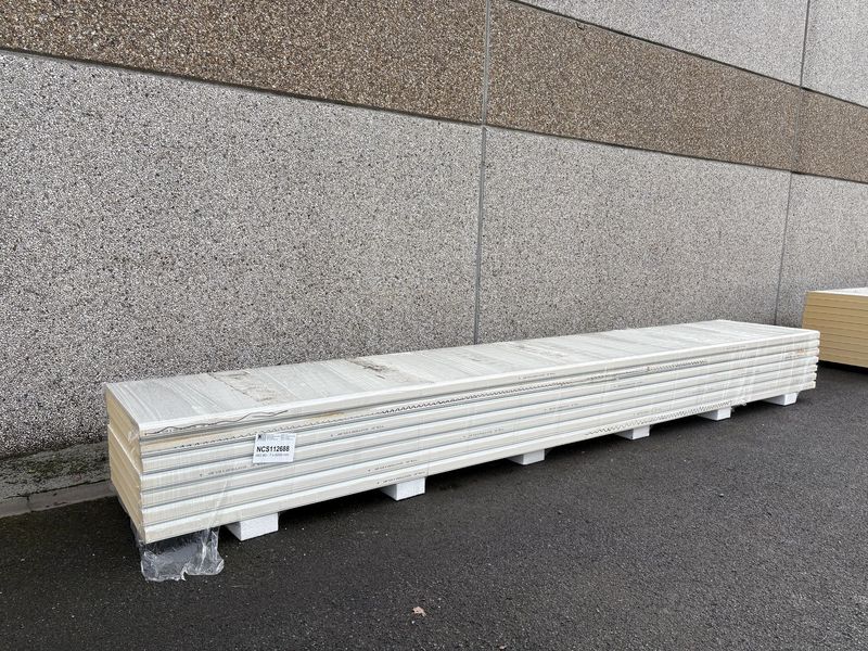 Sandwichpanelen 80 mm 7 lengtes 6000 mm (NCS112688)