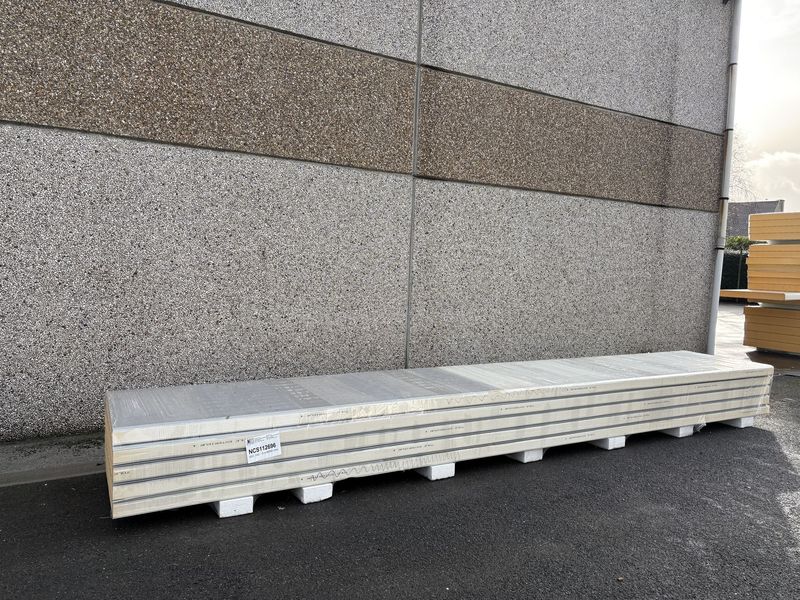 Sandwichpanelen 100 mm 5 lengtes 6000 mm (NCS112696)